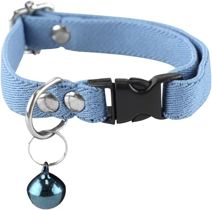 Collar Elastico C/Cascabel Para Gato Collar Elastico C/Cascabel Para Gato